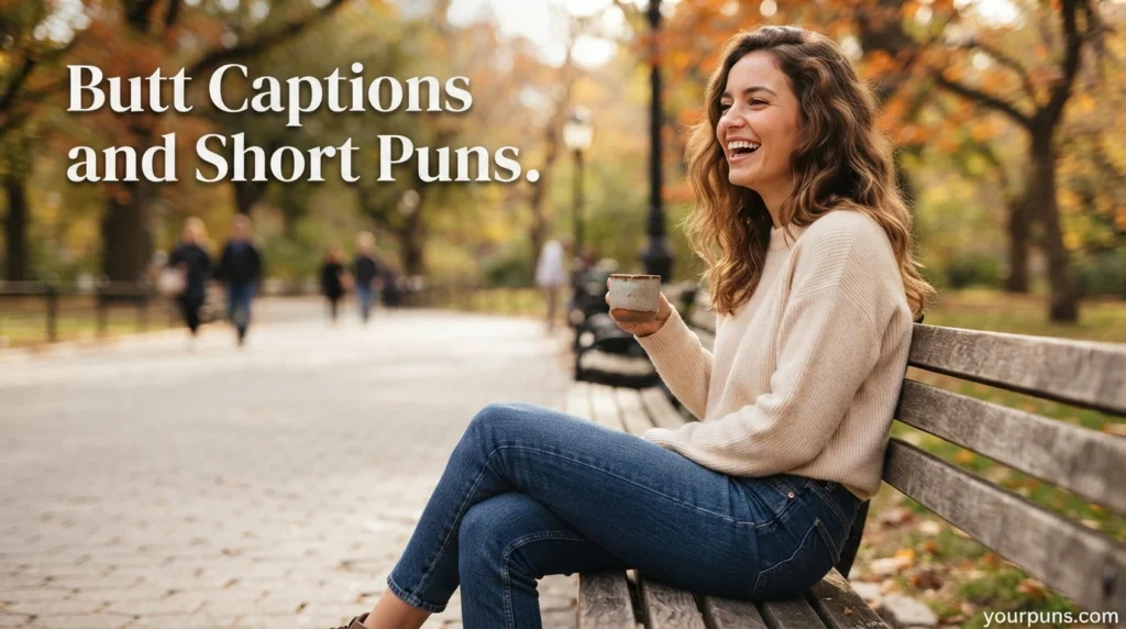 Butt Captions and Short Puns.