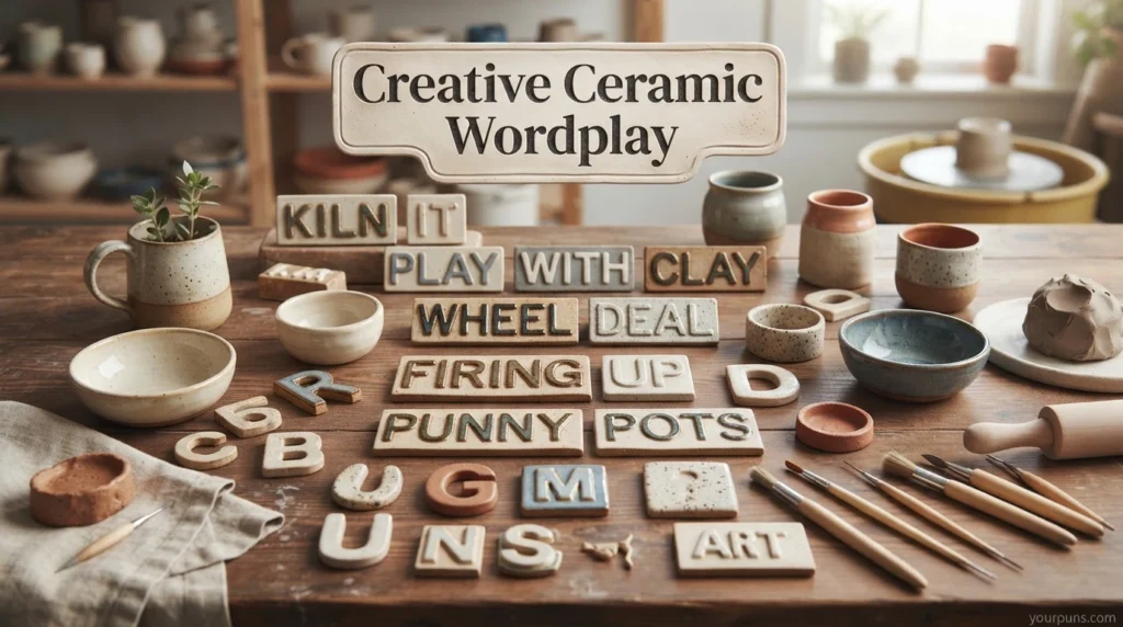 Creative Ceramic Wordplay