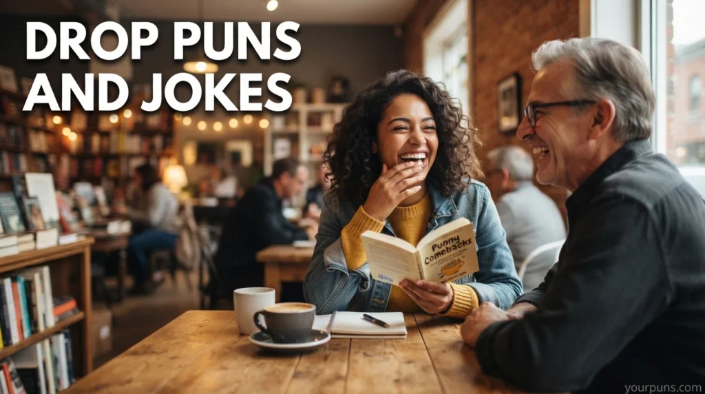 Drop Puns and Jokes