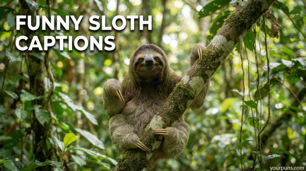 Funny Sloth Captions