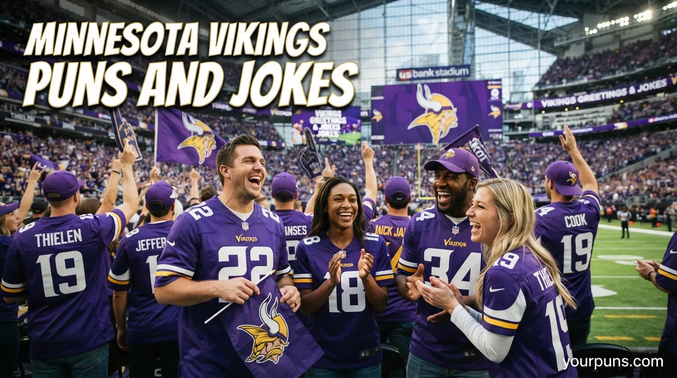 Minnesota Vikings Puns and Jokes.