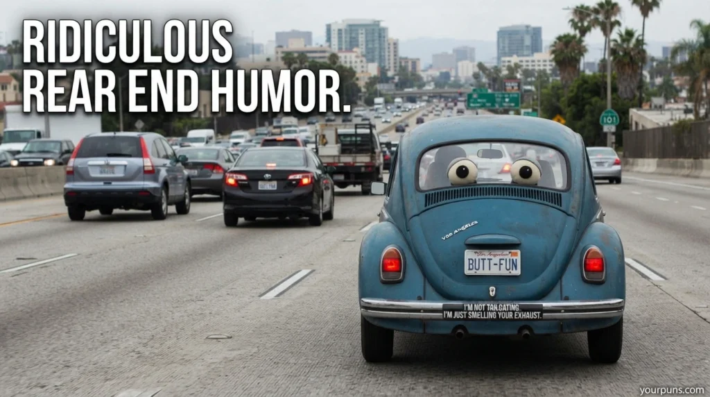 Ridiculous Rear End Humor.