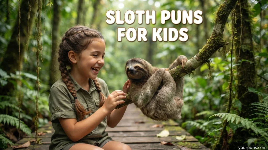 Sloth Puns for Kids