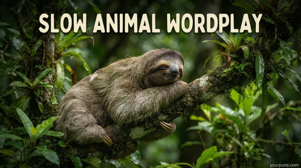 Slow Animal Wordplay