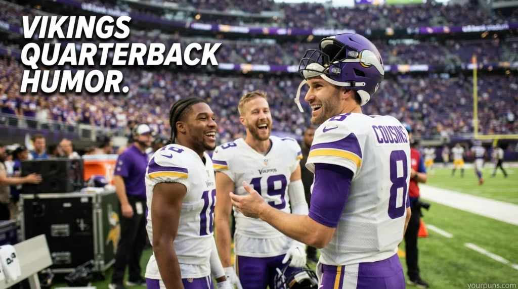 Vikings Quarterback Humor.