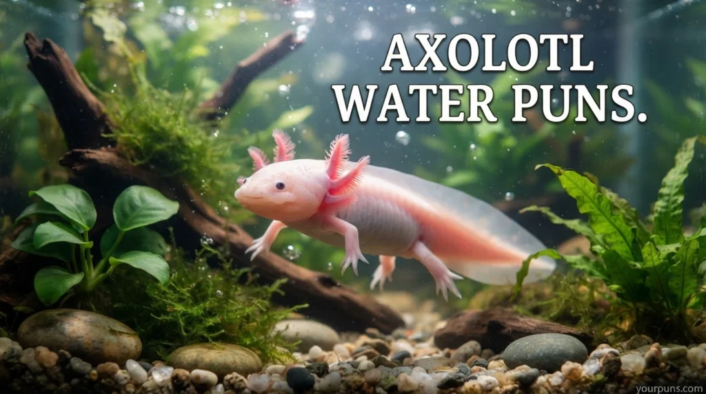 Axolotl Water Puns.