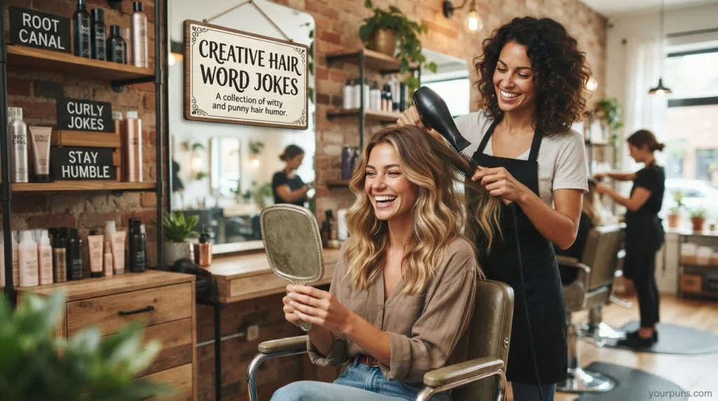 Creative Hair Word Jokes.