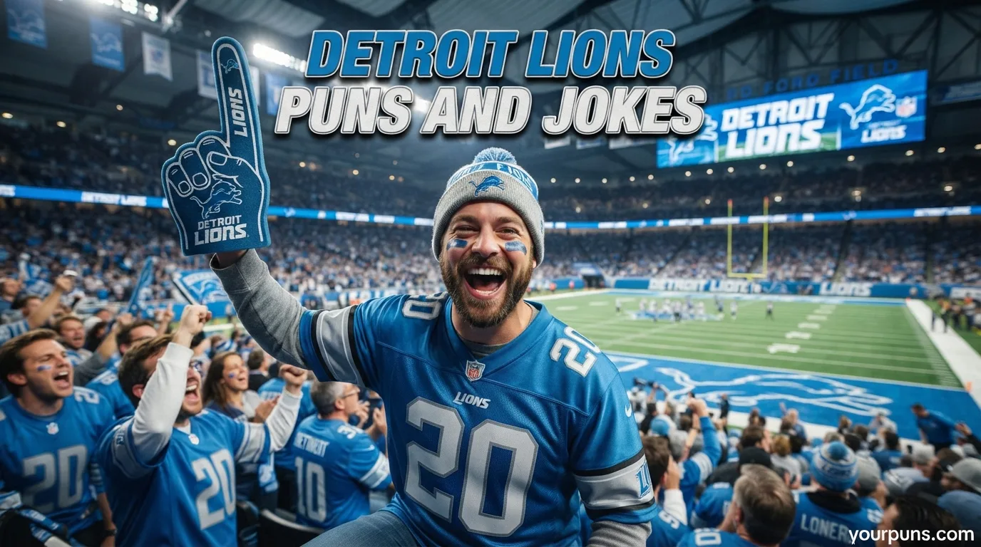 Detroit Lions Puns and Jokes