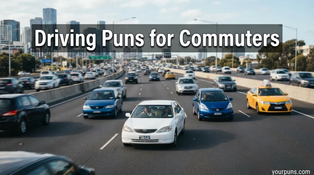 Driving Puns for Commuters