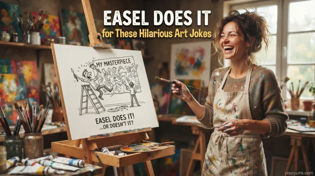 Easel Does It for These Hilarious Art Jokes