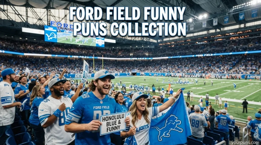 Ford Field Funny Puns Collection