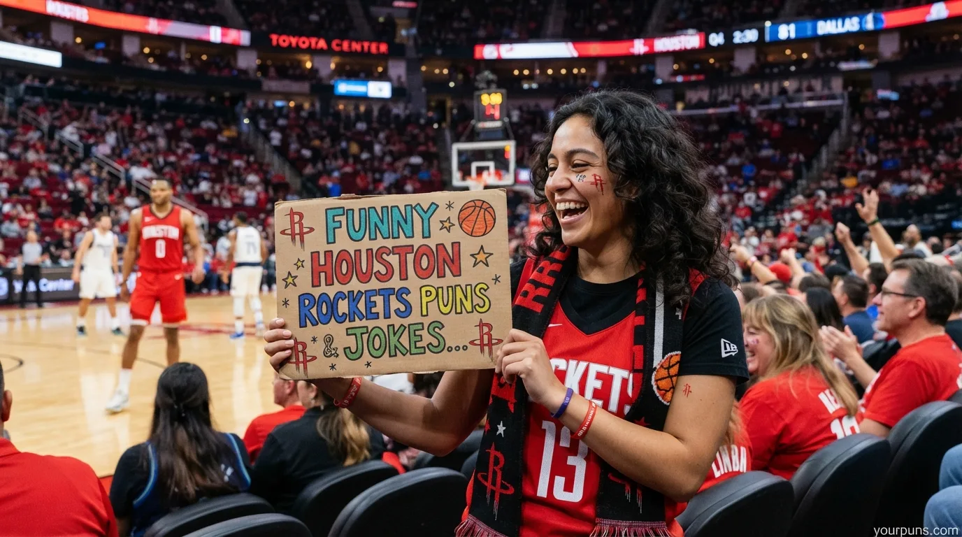 Funny Houston Rockets Puns and Jokes.