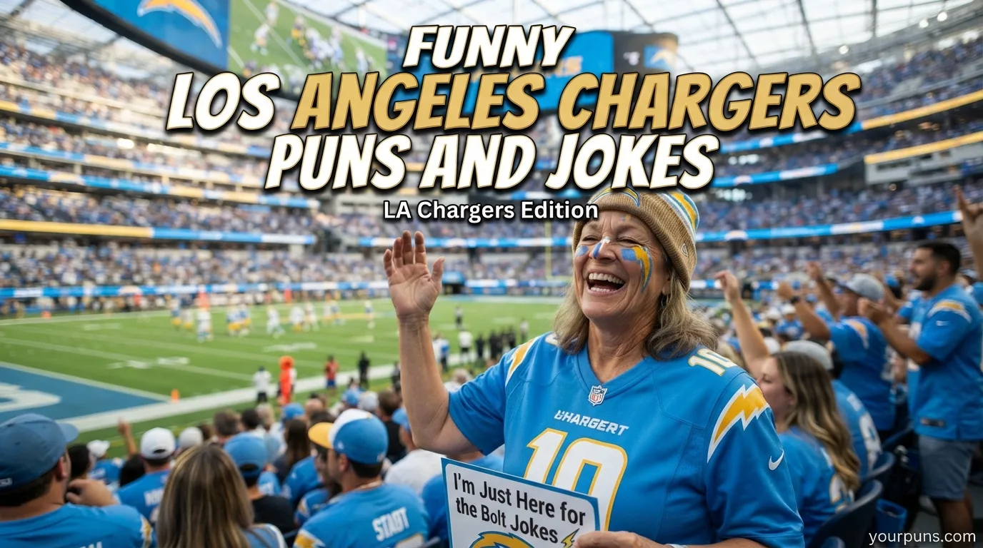 Funny Los Angeles Chargers Puns and Jokes