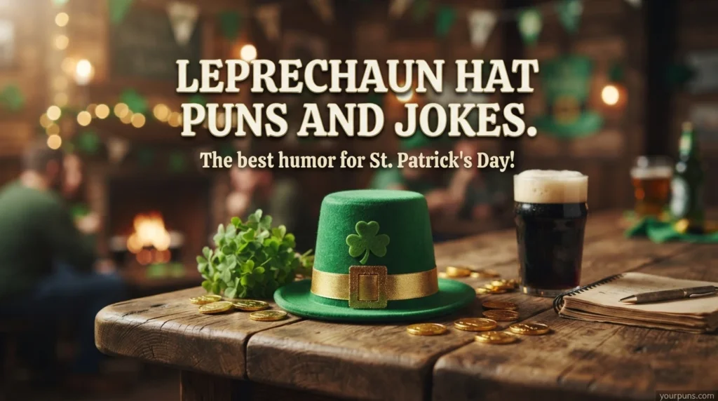 Leprechaun Hat Puns and Jokes.