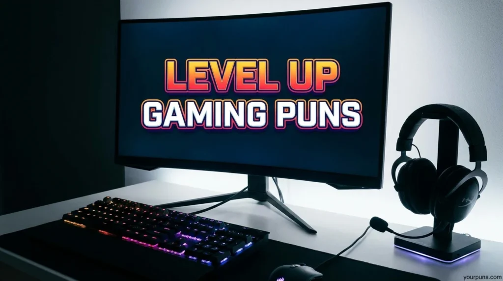Level Up Gaming Puns