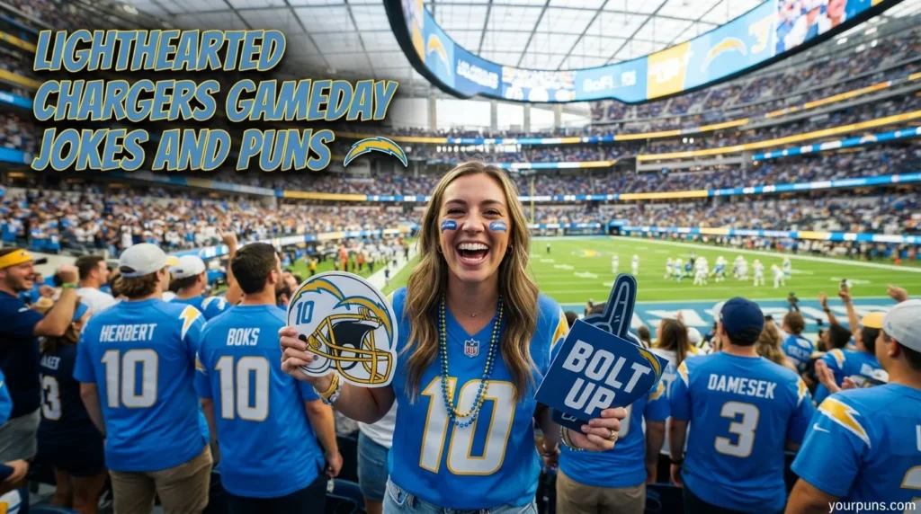 Lighthearted Chargers Gameday Jokes and Puns