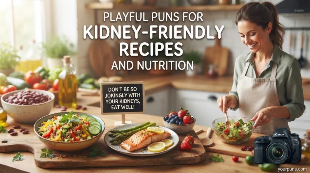 Playful Puns for Kidney-Friendly Recipes and Nutrition