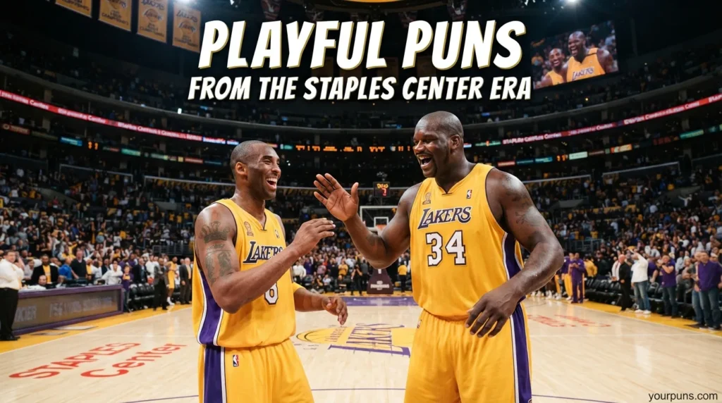 Playful Puns from the Staples Center Era