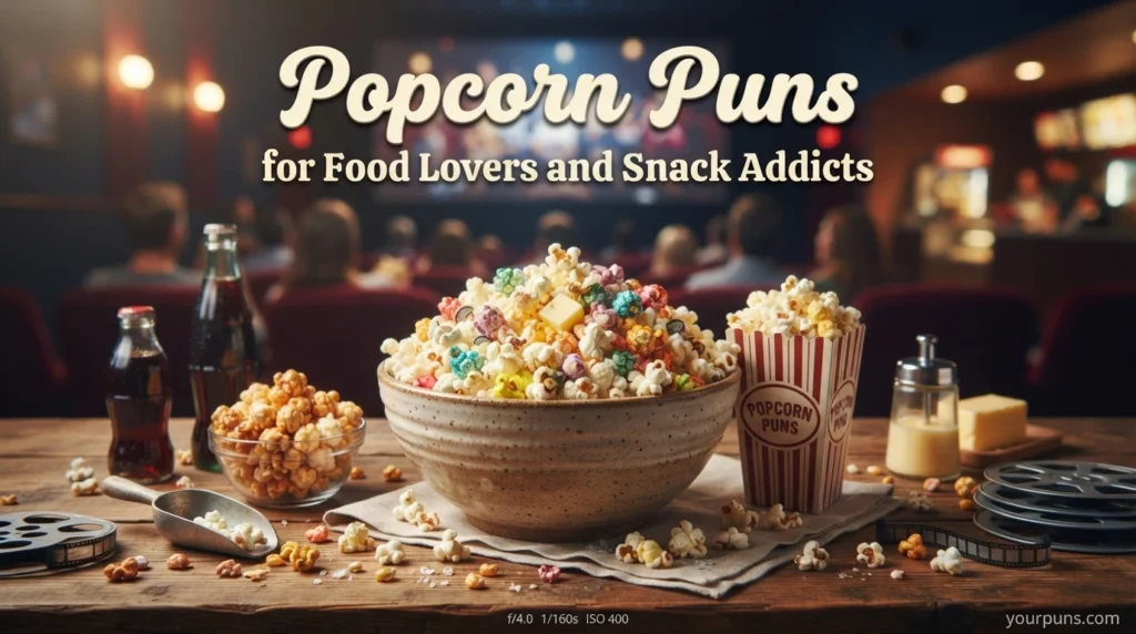 Popcorn Puns for Food Lovers and Snack Addicts