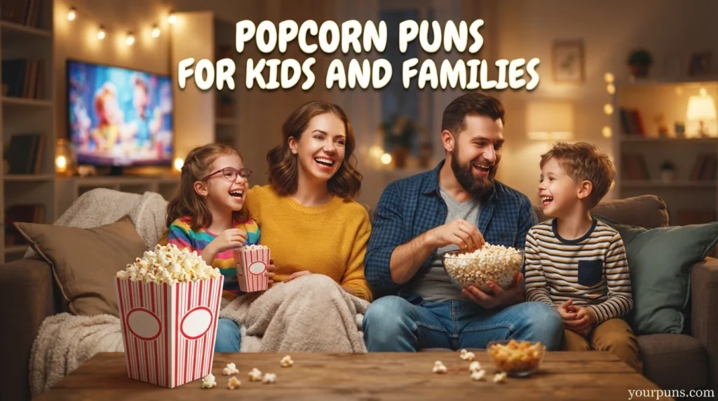 Popcorn Puns for Kids and Families