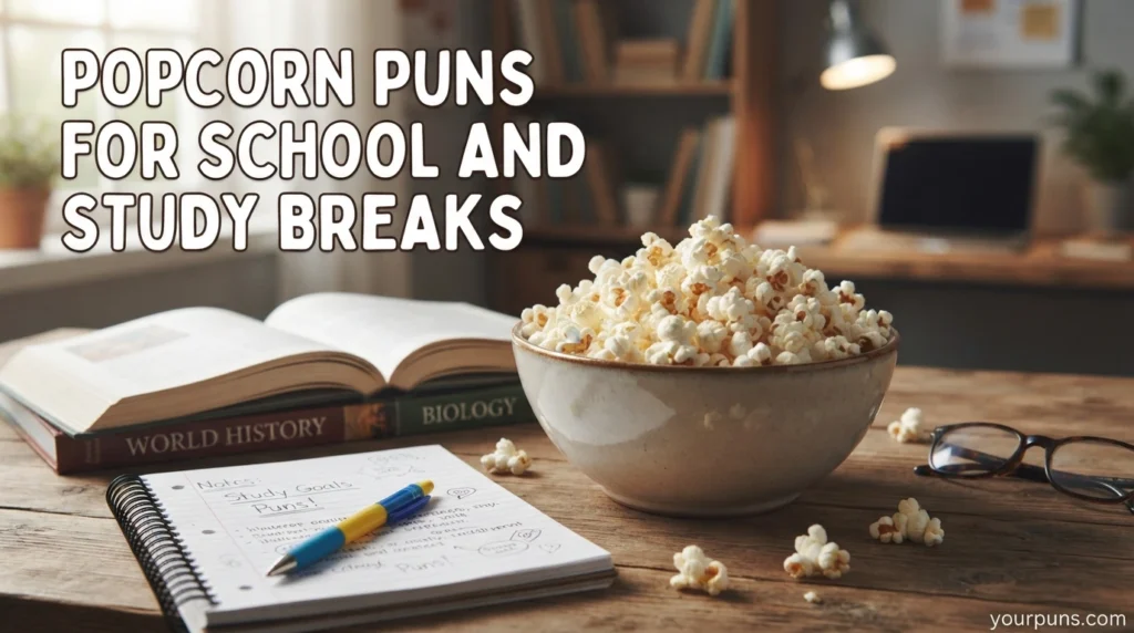 Popcorn Puns for School and Study Breaks