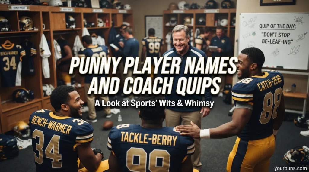 Punny Player Names and Coach Quips