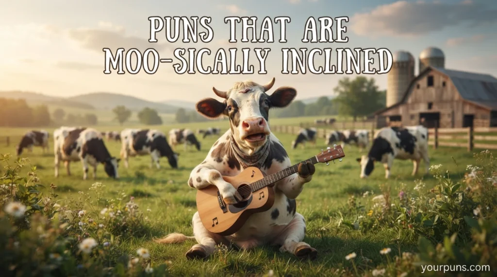 Puns That Are Moo-sically Inclined
