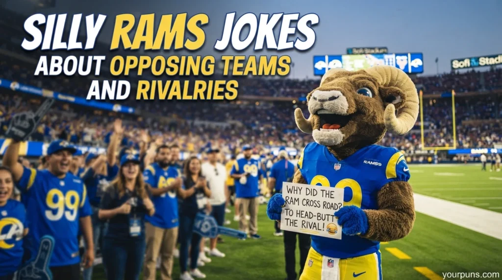 Silly Rams Jokes About Opposing Teams and Rivalries