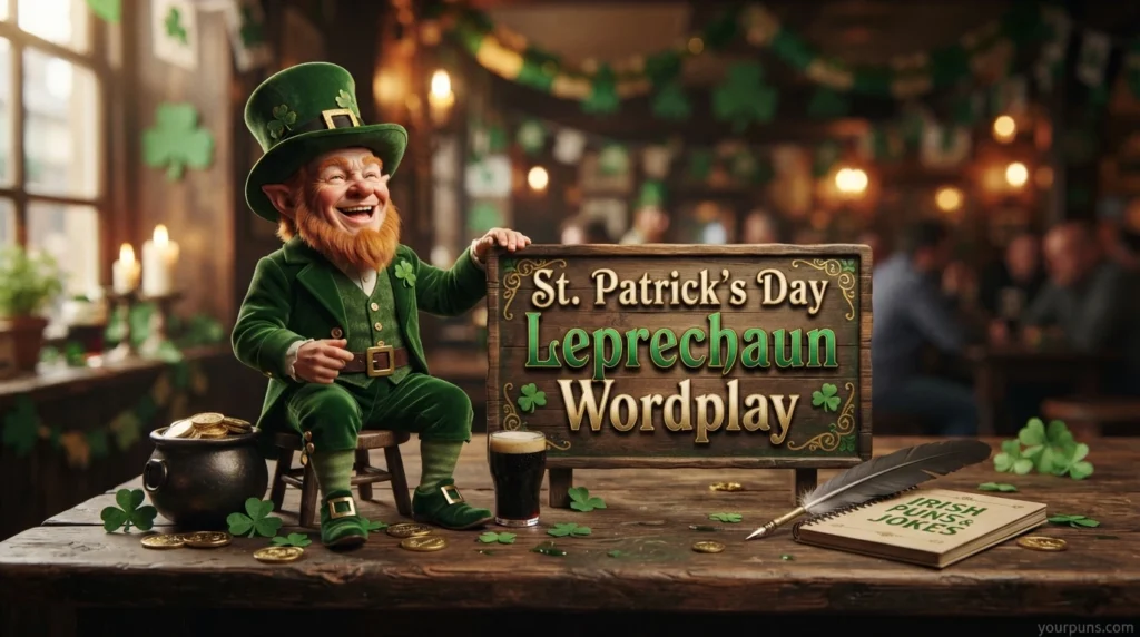 St. Patrick’s Day Leprechaun Wordplay.