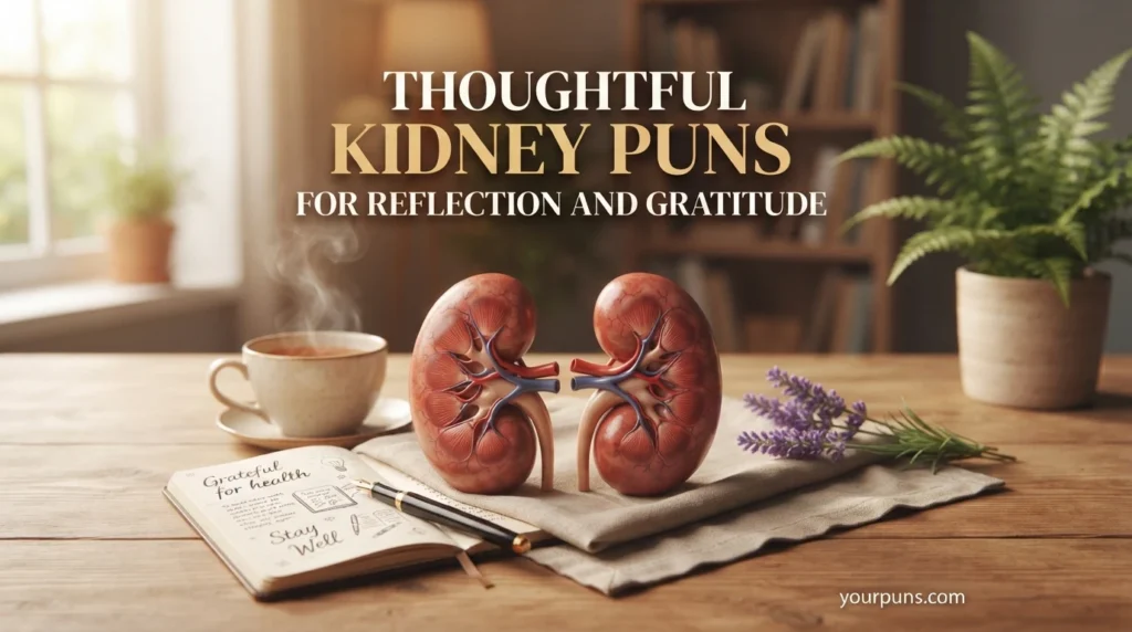 Thoughtful Kidney Puns for Reflection and Gratitude