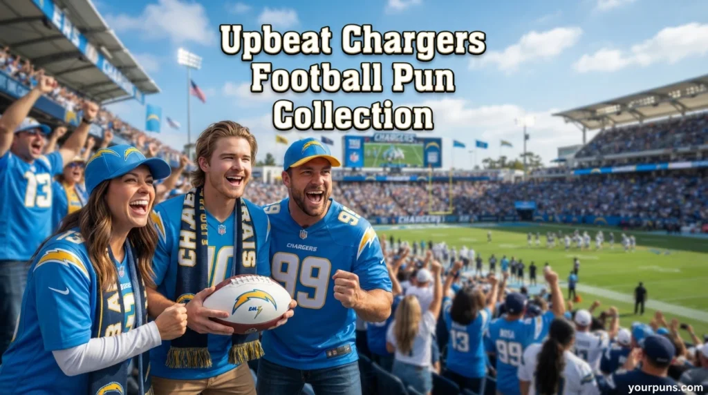 Upbeat Chargers Football Pun Collection