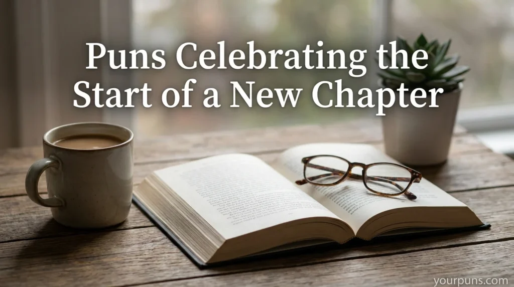 Puns Celebrating the Start of a New Chapter